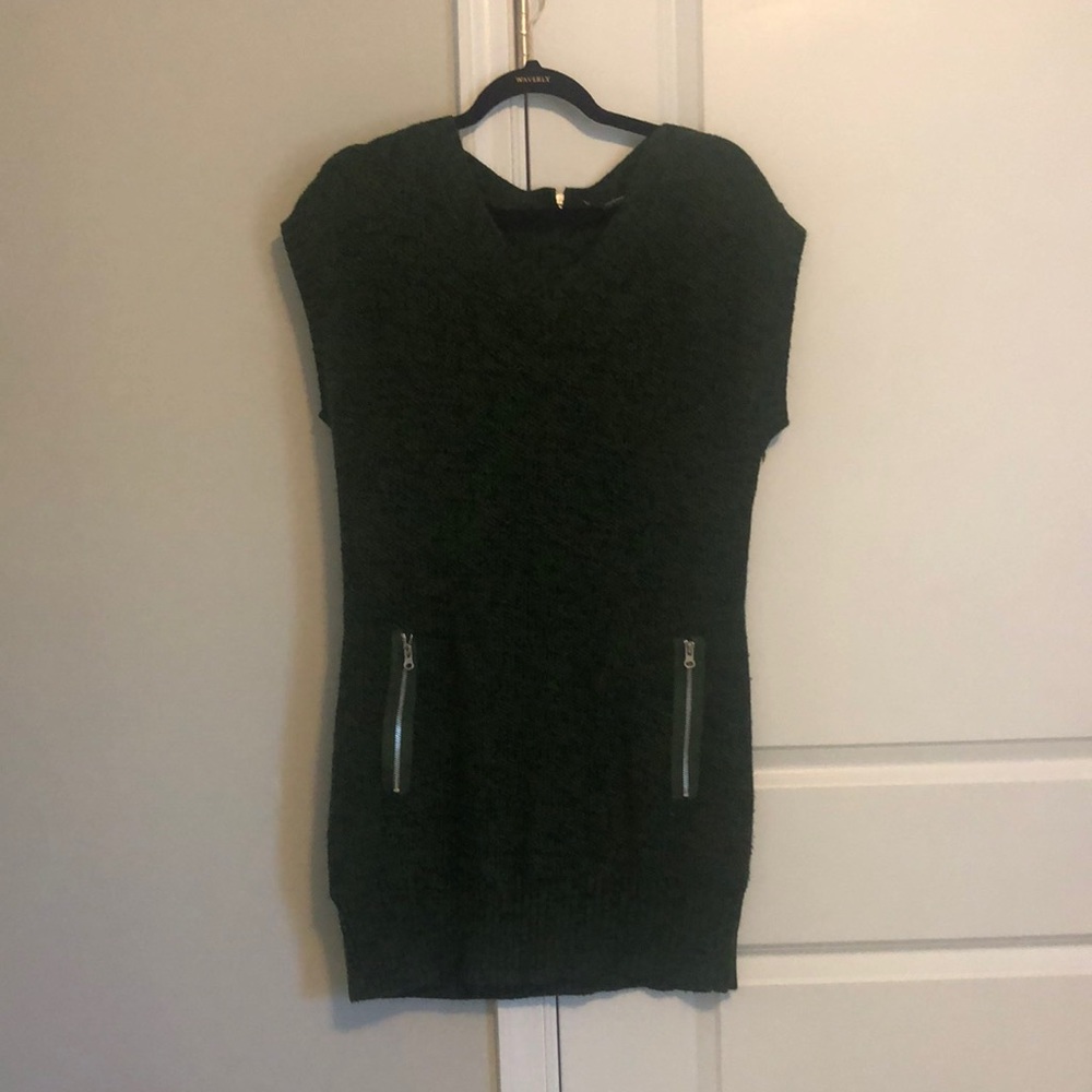 New Directions sweater/dress with removable eternity scarf.